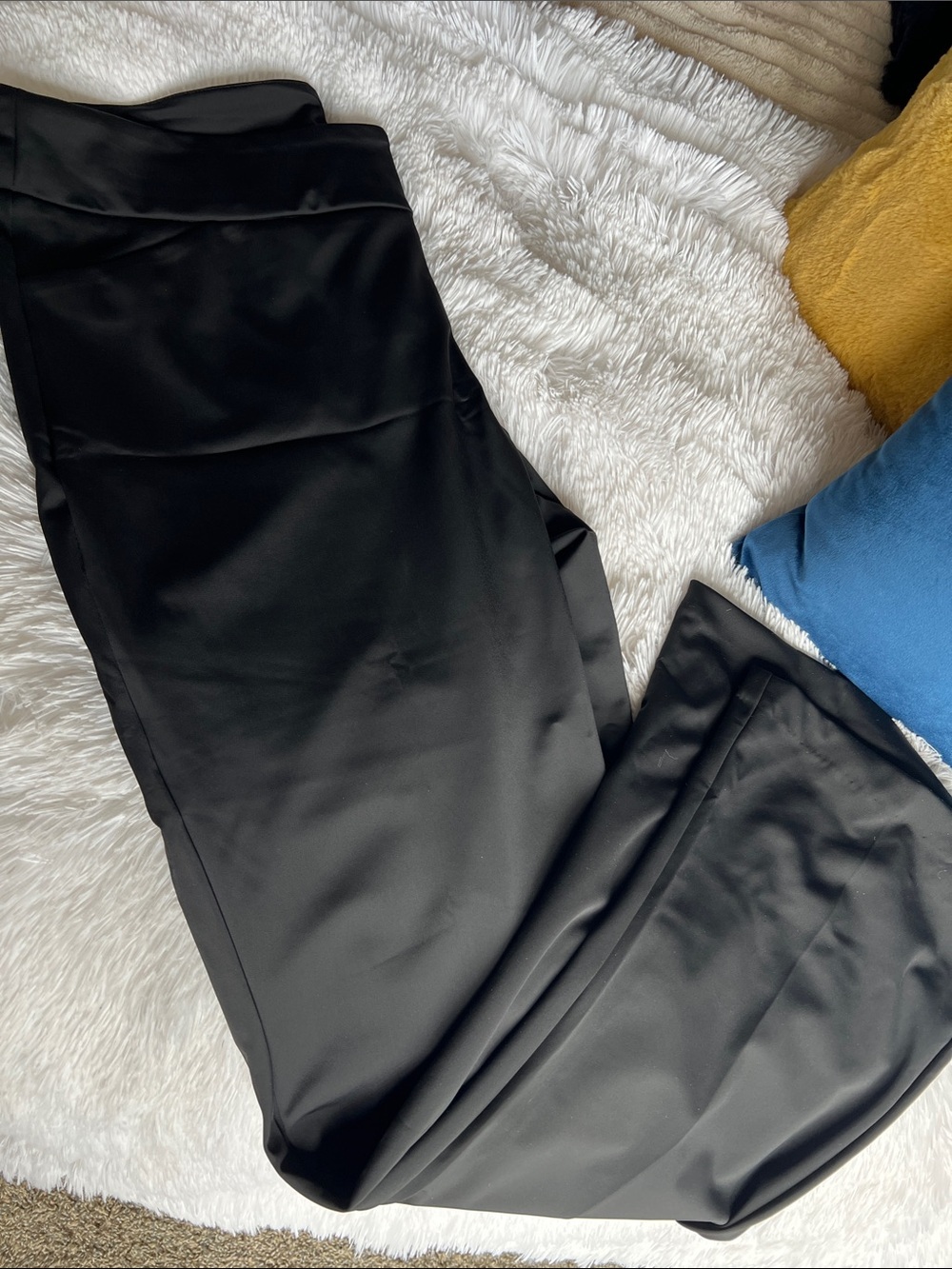 Classic Black Women's Pants Flatten-It Tummy Control Bootcut